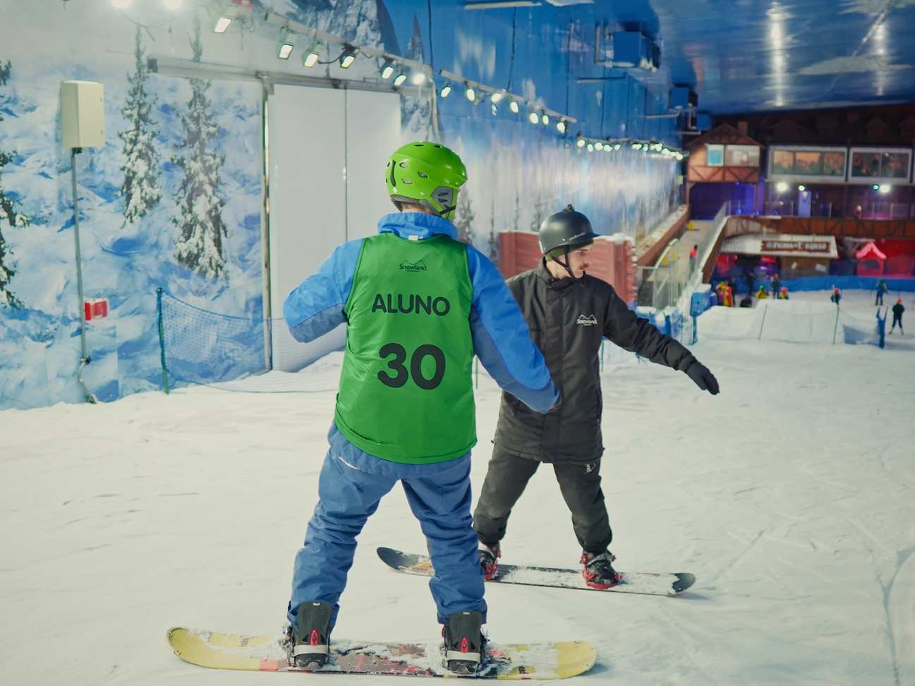 Aulas de esqui e snowboard